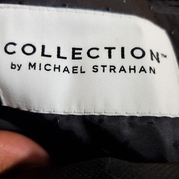 Michael Strahan Men's 52R Black 2-Button Blazer Classic Formal - Picture 4 of 5